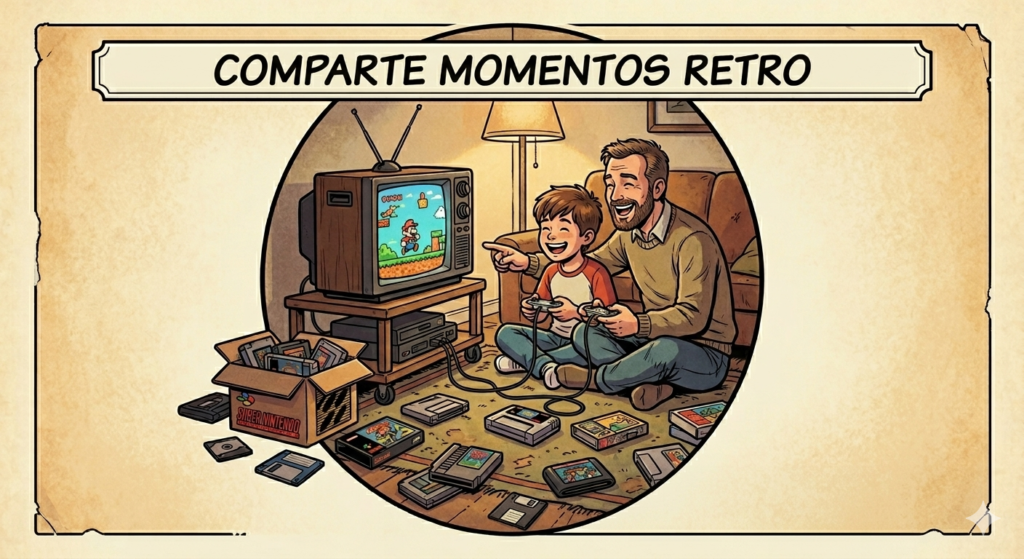 Revive tu infancia en un solo Disco Retro SSD con miles de Juegos Arcade listos para jugar 9 Comparte momentos Retro